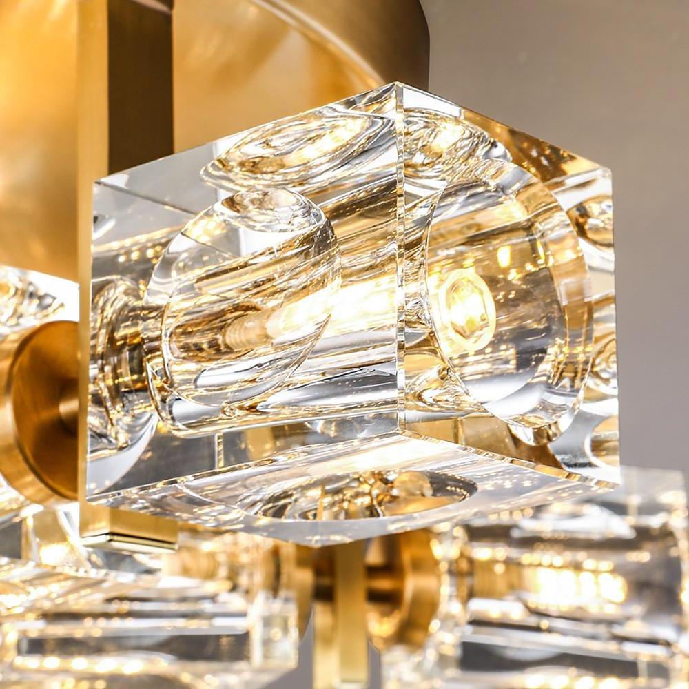 Solene Crystal Flush Mount (19") - LivingLX