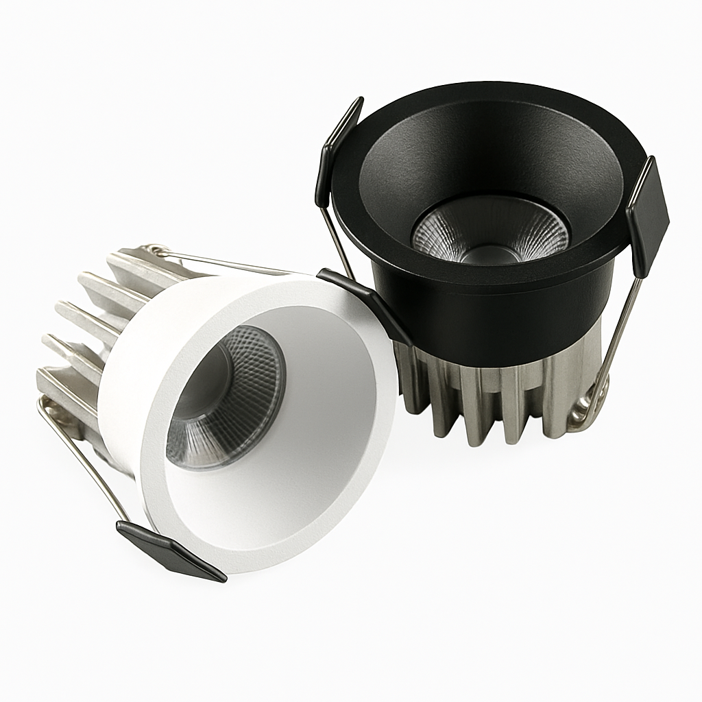 Mini Recessed LED Downlight 3W or 5W | Anti-Glare Dimmable COB Ceiling Spotlight for Kitchen & Bedroom
