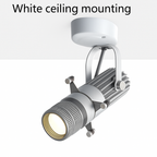 Focus Adjustable Beam LED Spotlight | Surface or Track Mount COB