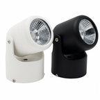 Adjustable LED Ceiling Spotlight | Black or White Directional Surface Mount Light