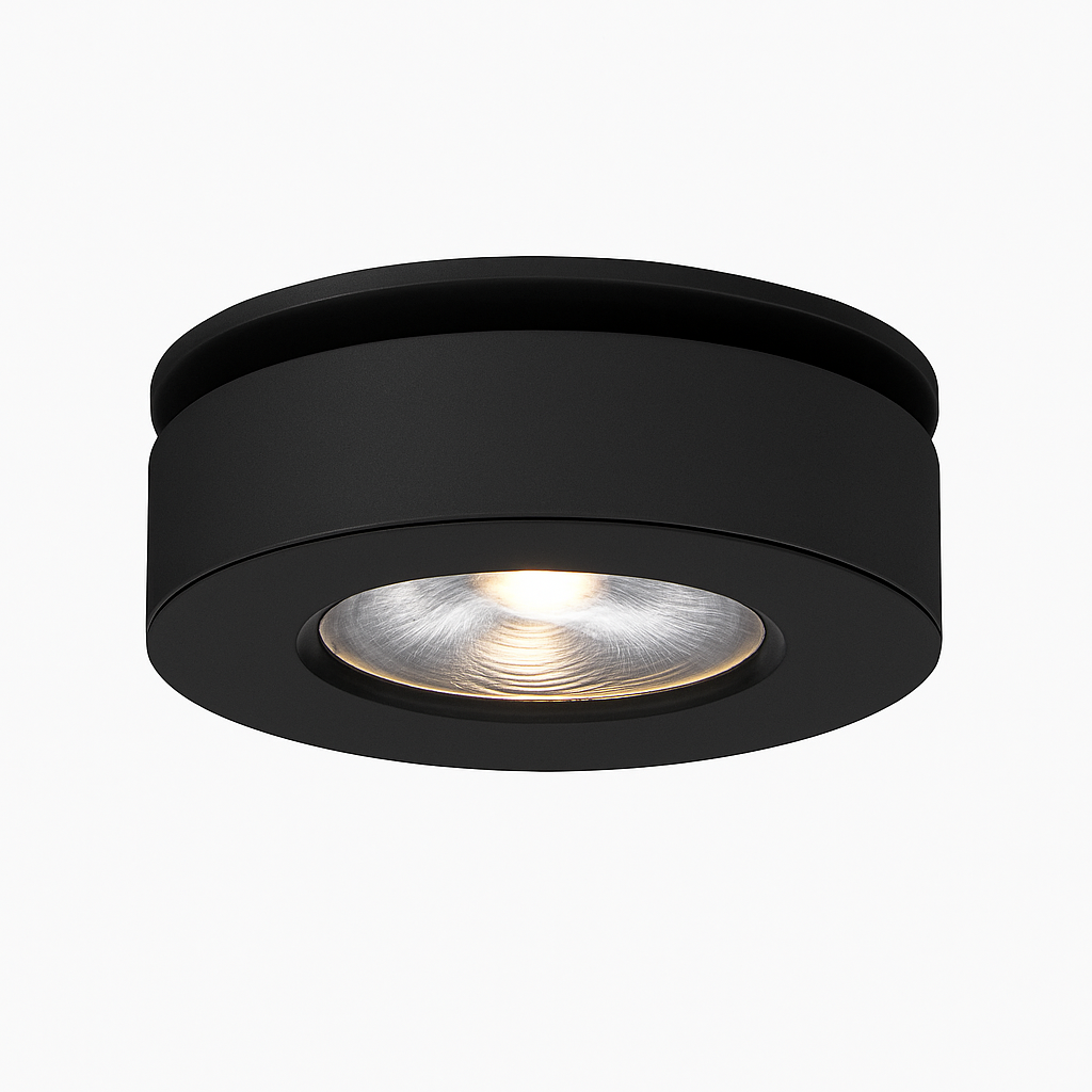 Slim Round Adjustable LED Recessed Spotlight | Black or White