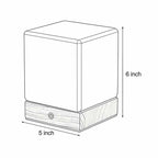 Bloc Wood Cube Table Lamp (6")