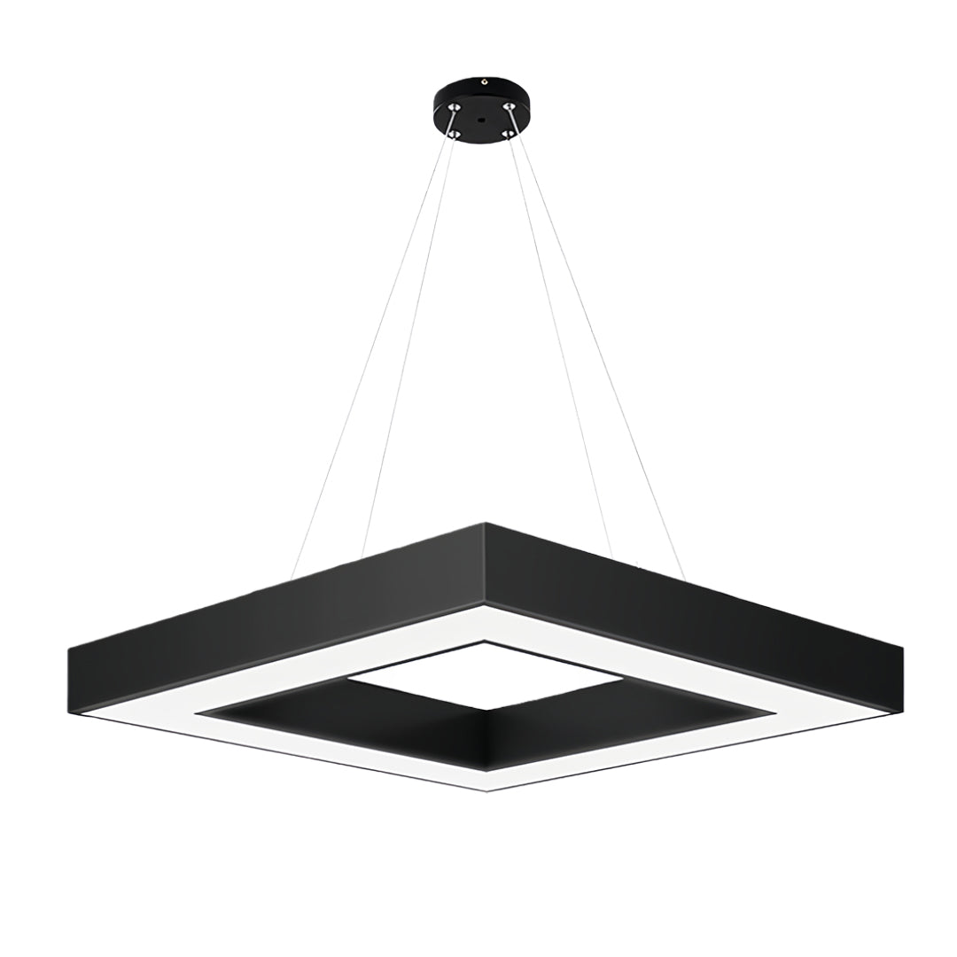 Black Multi-Diamond LED Chandelier - view 2