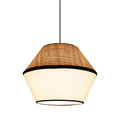 Japanese Fabric Shade Pendant Light