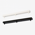 Linear Ceiling Canopy for Pendant Lights | 1 to 5 Hole Rectangular Base
