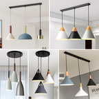 Linear Ceiling Canopy for Pendant Lights | 1 to 5 Hole Rectangular Base