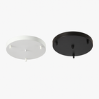 Round Ceiling Canopy for Pendant Lights | 1 to 5 Hole Base Plate