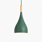 Stick Nordic Wood & Metal Pendant Light | Colorful Bar Hanging Lamp