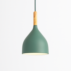 Stick Nordic Wood & Metal Pendant Light | Colorful Bar Hanging Lamp