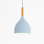 Stick Nordic Wood & Metal Pendant Light | Colorful Bar Hanging Lamp