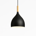Stick Nordic Wood & Metal Pendant Light | Colorful Bar Hanging Lamp