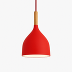 Stick Nordic Wood & Metal Pendant Light | Colorful Bar Hanging Lamp