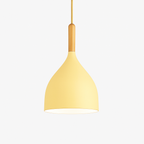 Stick Nordic Wood & Metal Pendant Light | Colorful Bar Hanging Lamp