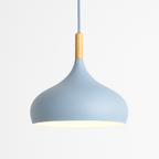 Stick Nordic Wood & Metal Pendant Light | Colorful Bar Hanging Lamp