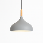Stick Nordic Wood & Metal Pendant Light | Colorful Bar Hanging Lamp