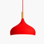 Stick Nordic Wood & Metal Pendant Light | Colorful Bar Hanging Lamp