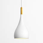 Stick Nordic Wood & Metal Pendant Light | Colorful Bar Hanging Lamp