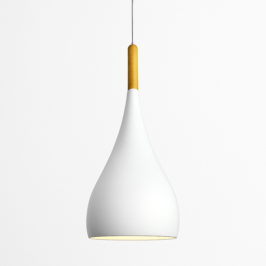 Stick Nordic Wood & Metal Pendant Light | Colorful Bar Hanging Lamp