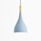 Stick Nordic Wood & Metal Pendant Light | Colorful Bar Hanging Lamp