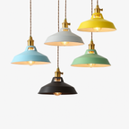Loft Colorful Metal Pendant Light | Industrial Modern Hanging Lamp