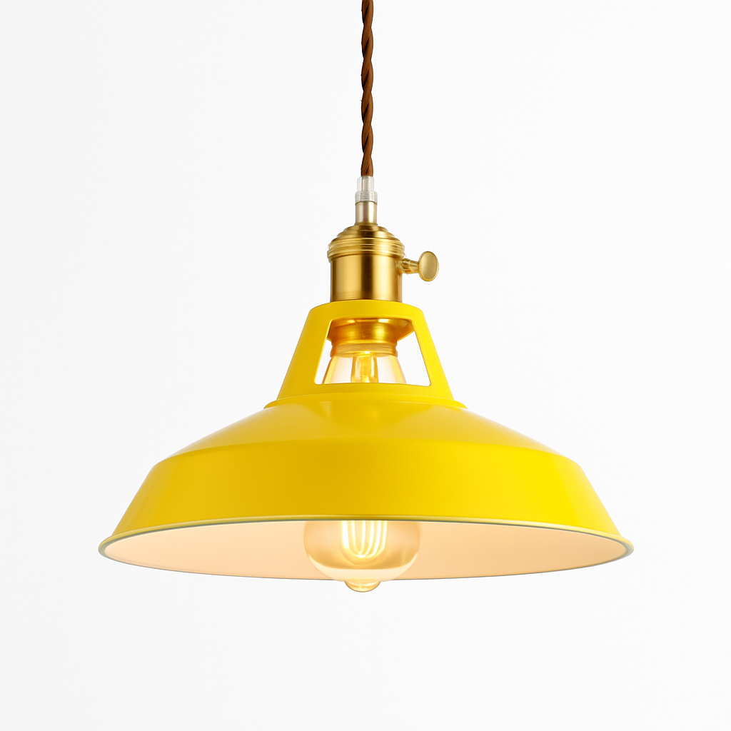 Loft Colorful Metal Pendant Light | Industrial Modern Hanging Lamp