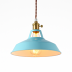 Loft Colorful Metal Pendant Light | Industrial Modern Hanging Lamp
