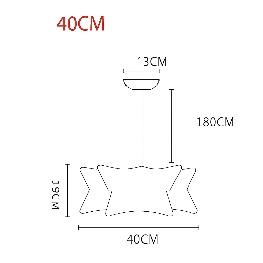 Silk Japanese Paper Pendant Light | Modern Lantern Hanging Lamp for Bedroom & Living Room
