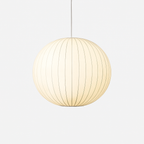 Silk Japanese Paper Pendant Light | Modern Lantern Hanging Lamp for Bedroom & Living Room