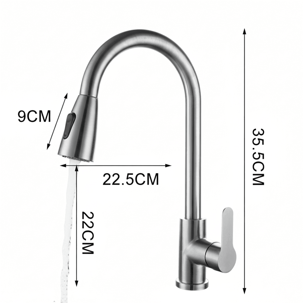 SwiveLux 360 Kitchen Faucet - LivingLX