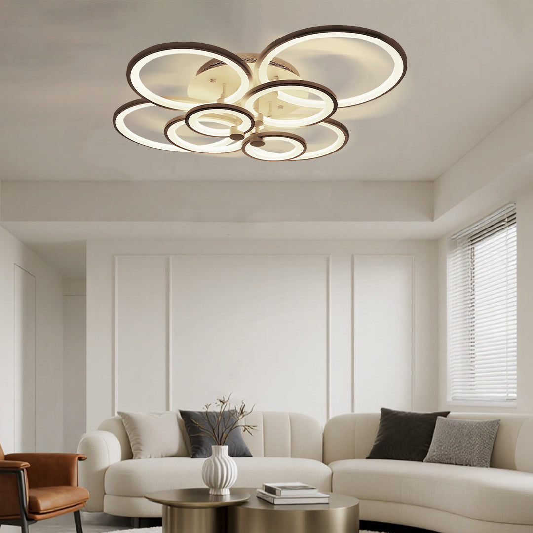 Halo Ring Semi-Flush Mount (16"–31")