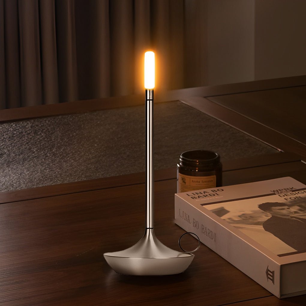 Taper Cordless Table Lamp (10") - LivingLX