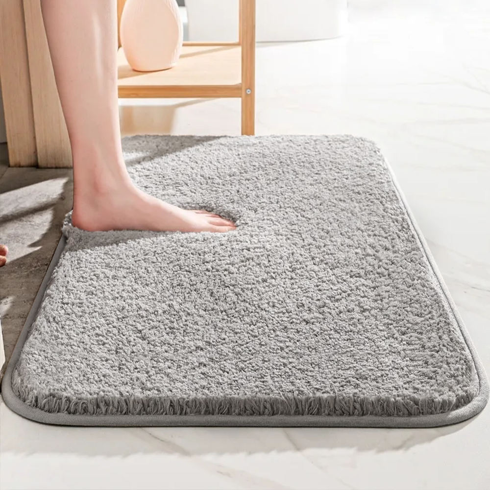 CloudLuxe Plush Bathroom Mat