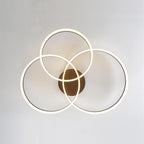 Trio Ring LED Flush Mount (28") - LivingLX
