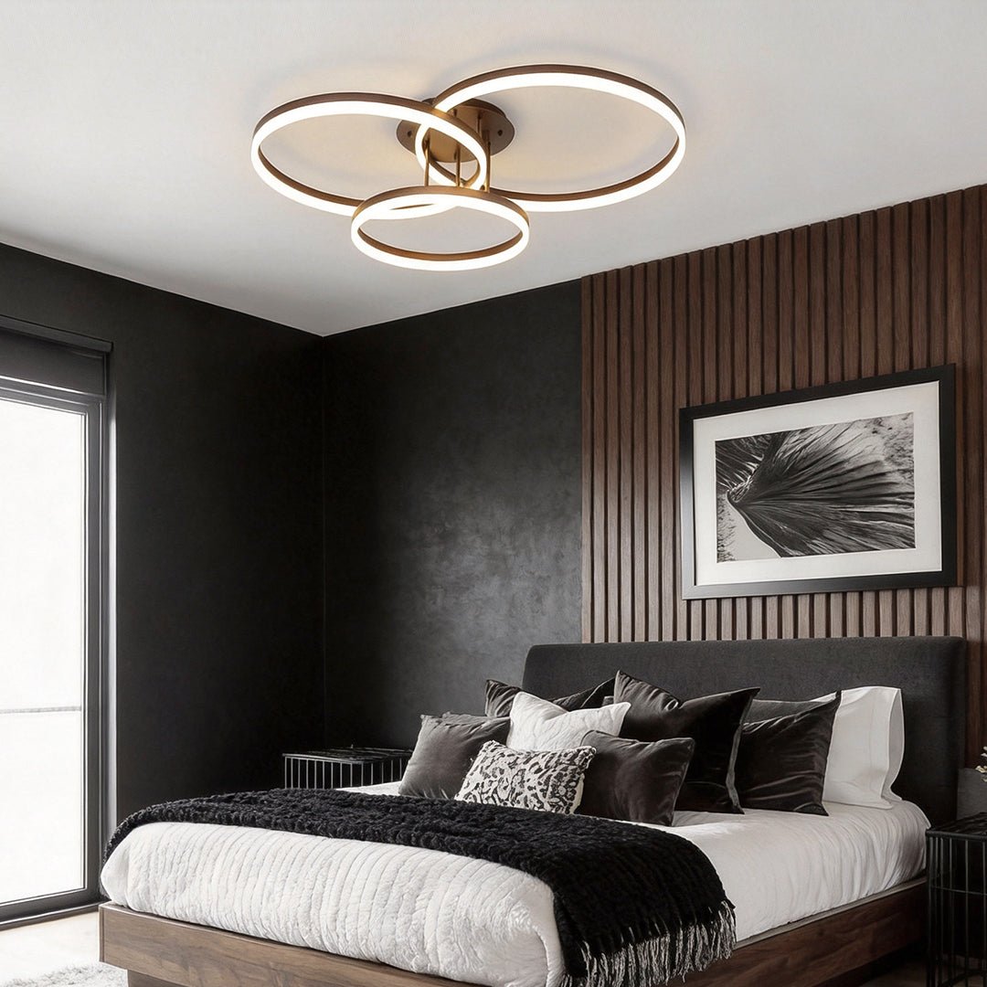 Trio Ring LED Flush Mount (28") - LivingLX