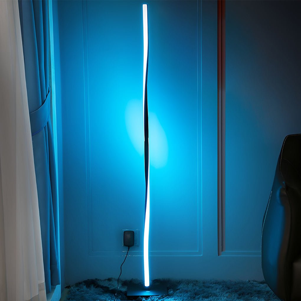 Spira Twisted LED Floor Lamp - view 3