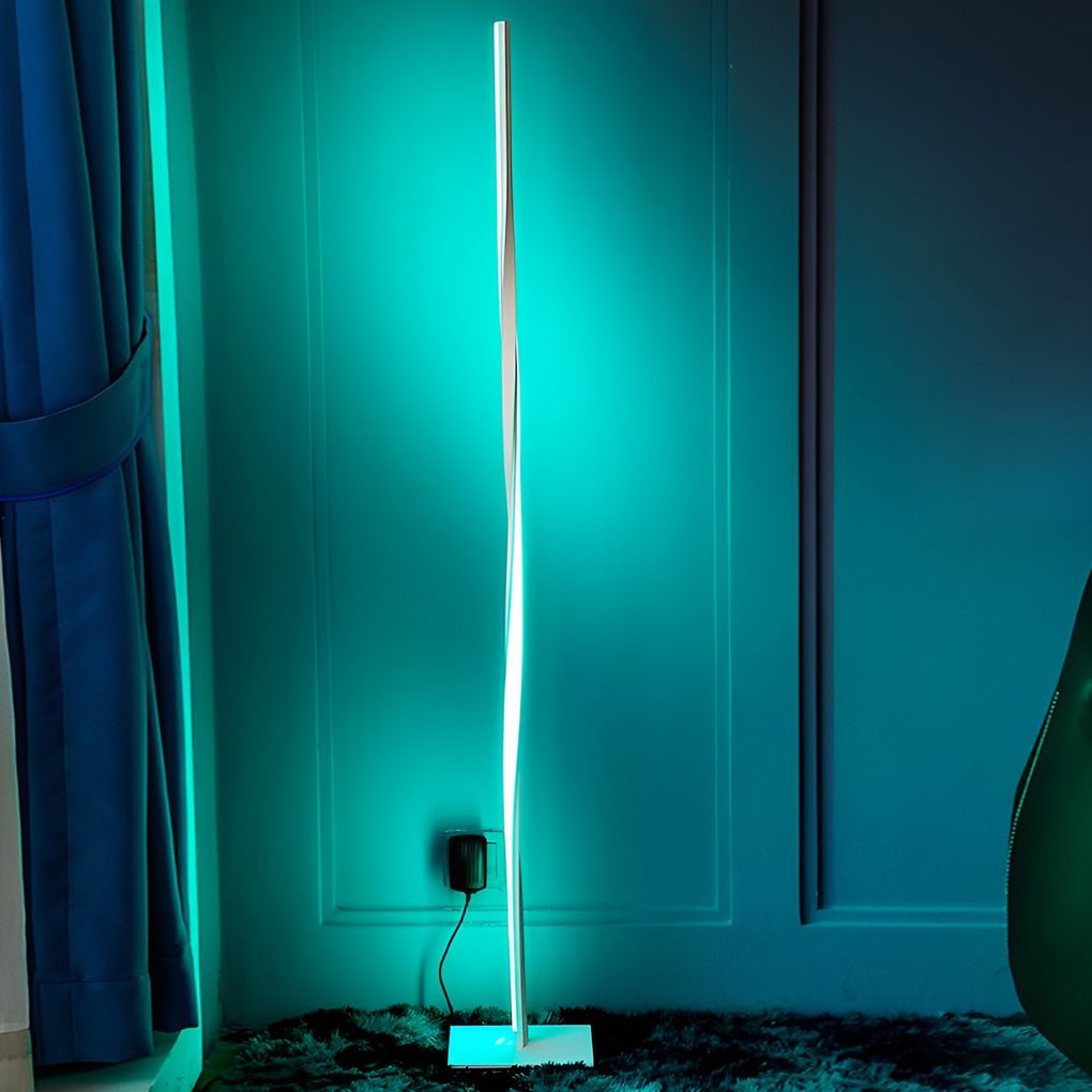 Spira Twisted LED Floor Lamp (49")