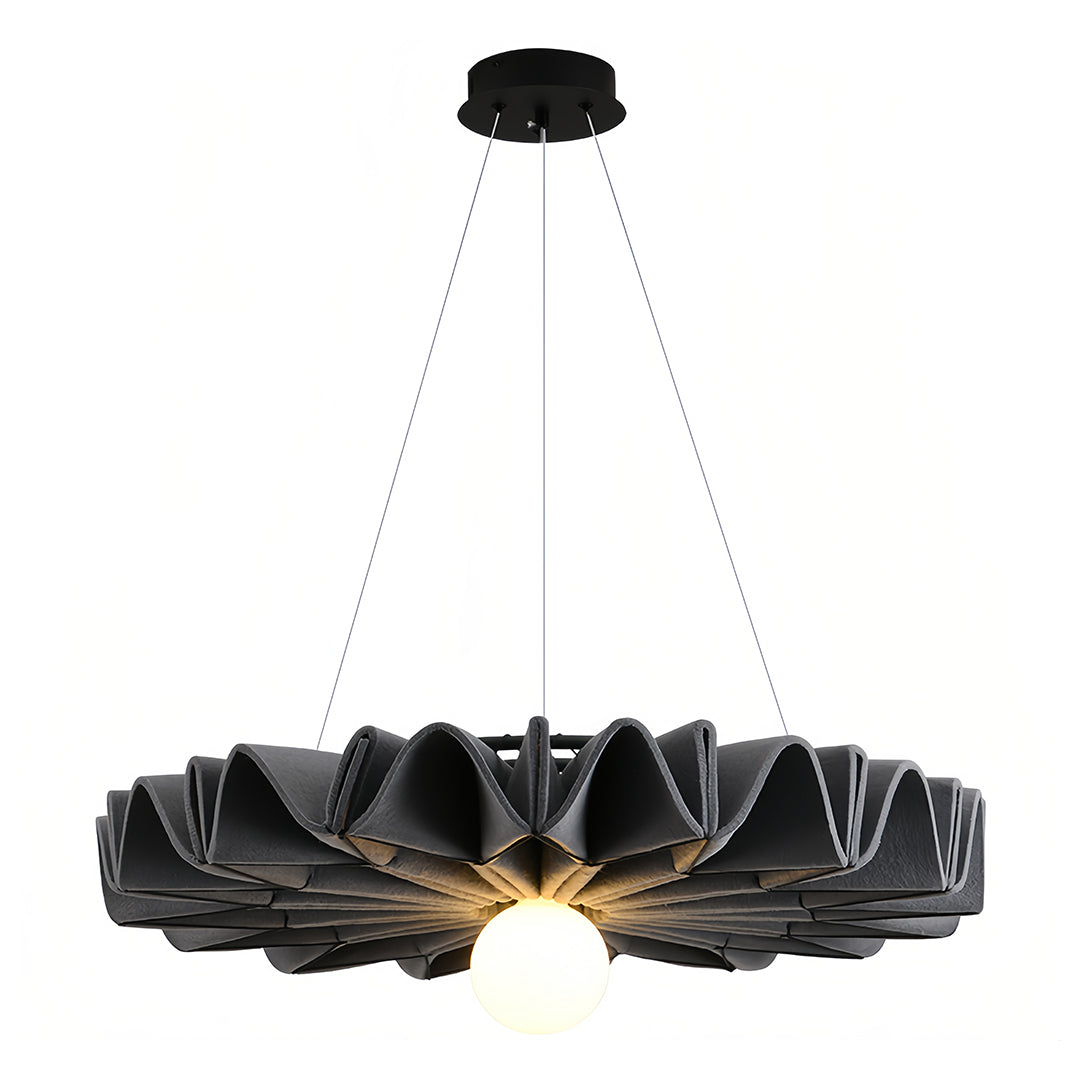 Large Diameter Felt Cloth Chandelier - view 2