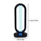 UV-C Disinfection Lamp 38W – Remote Control & Timer, Black or White - LivingLX