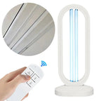 UV-C Disinfection Lamp 38W – Remote Control & Timer, Black or White - LivingLX