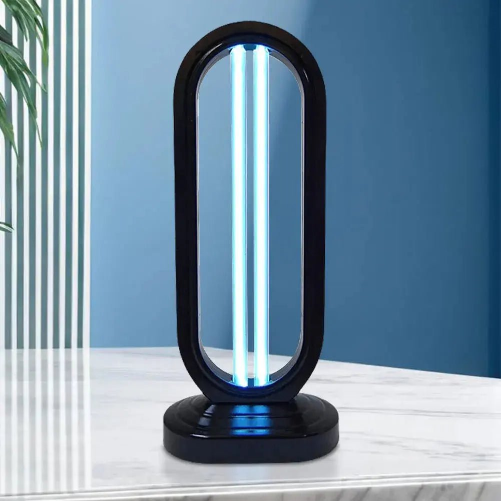 UV-C Disinfection Lamp 38W – Remote Control & Timer, Black or White - LivingLX