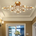 Verdant Crystal Chandelier (31") - LivingLX
