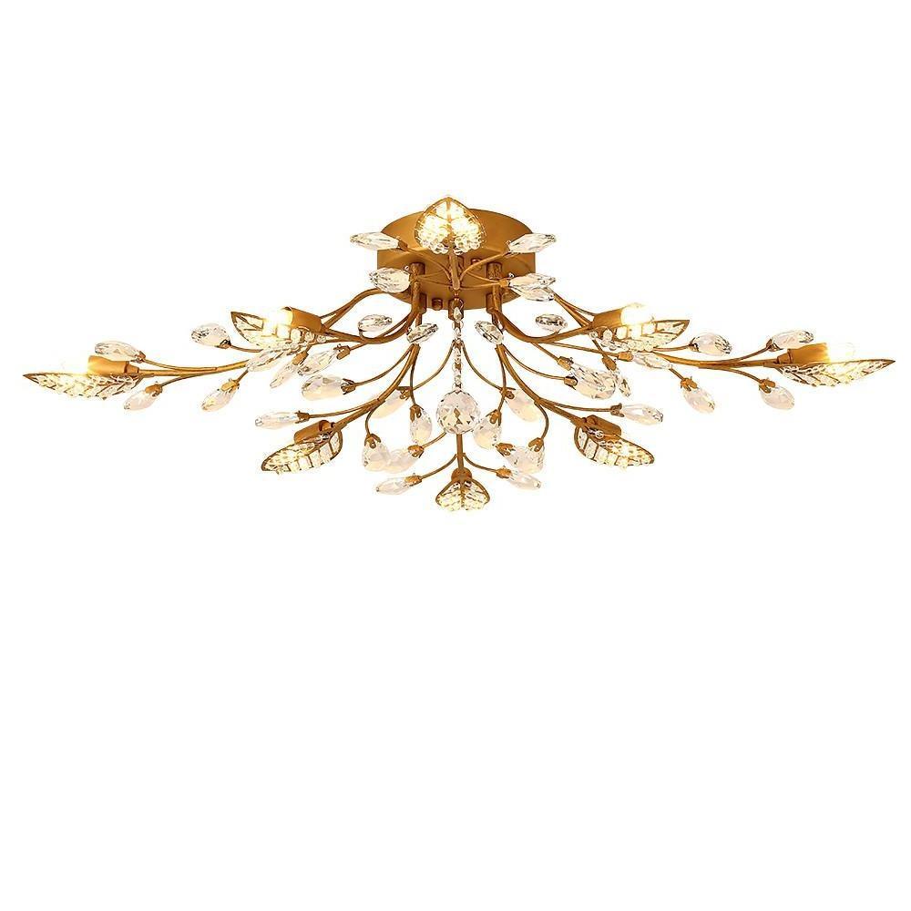 Verdant Crystal Chandelier (31") - LivingLX