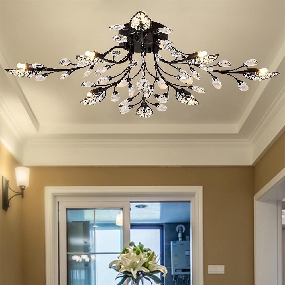 Verdant Crystal Chandelier (31") - LivingLX