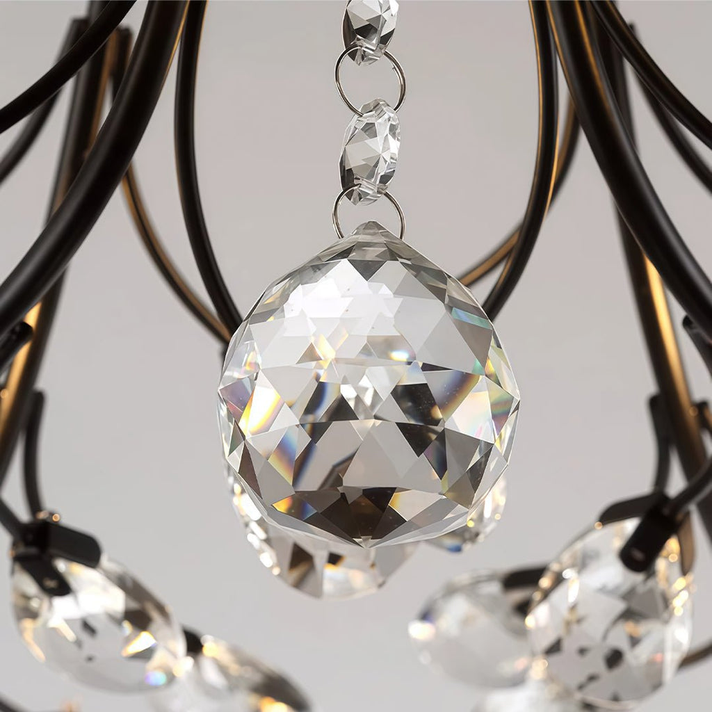 Verdant Crystal Chandelier (31") - LivingLX