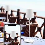 Vesta Cordless Metal Table Lamp (15") - LivingLX