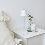 Vesta Cordless Metal Table Lamp (15") - LivingLX