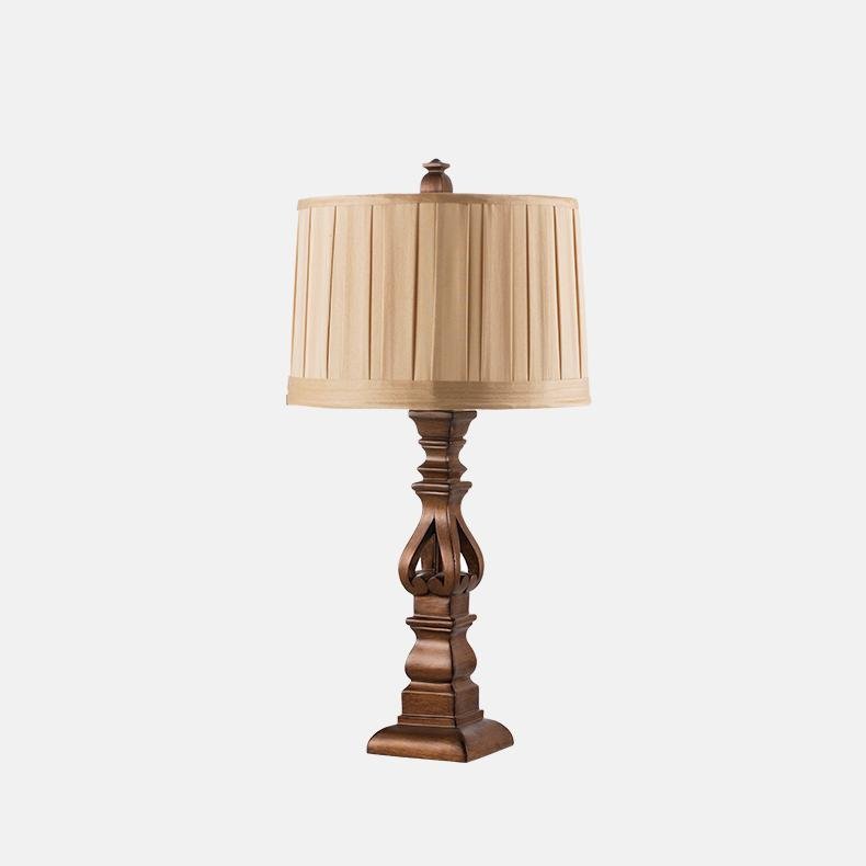 Hollis Wood Tower Table Lamp (24"–28")