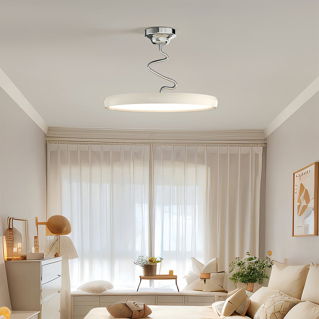 Vortex Twisted Semi-Flush Mount (12"–24") - LivingLX