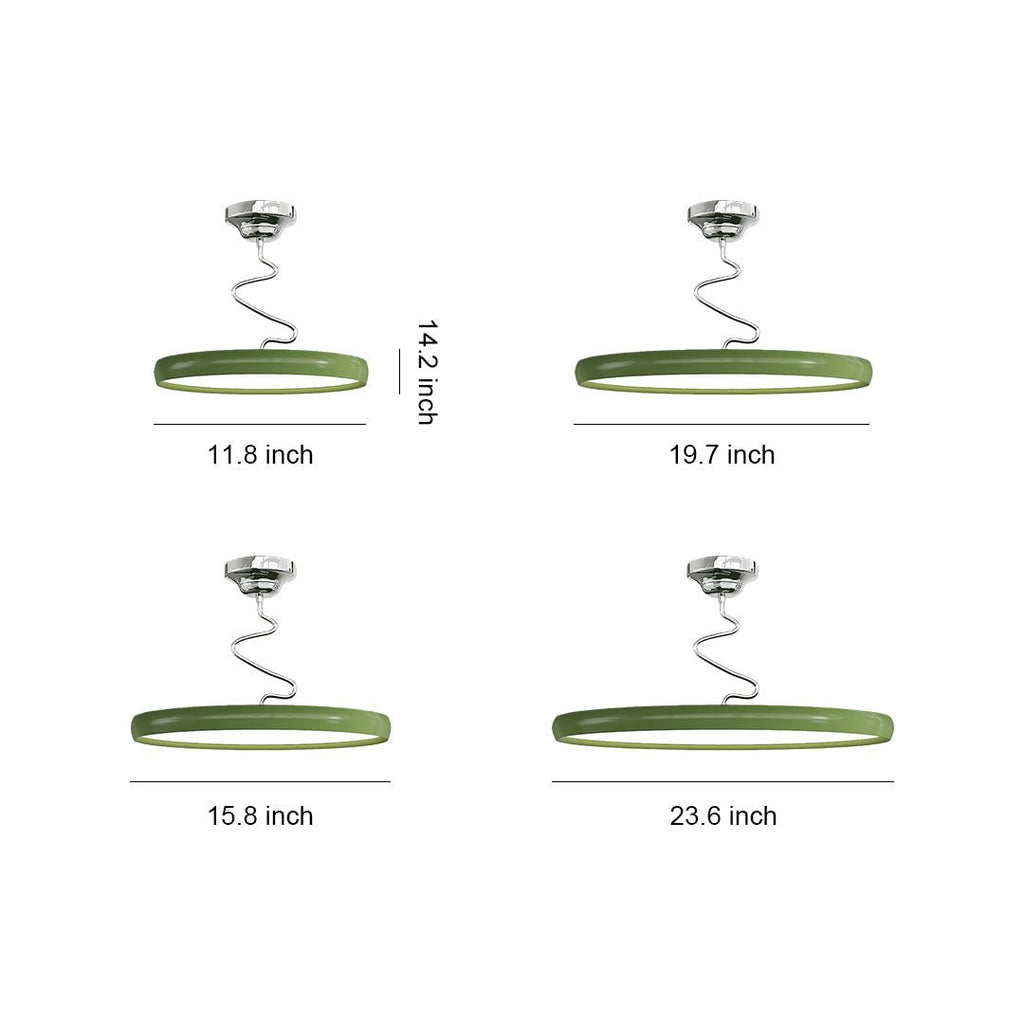 Vortex Twisted Semi-Flush Mount (12"–24") - LivingLX