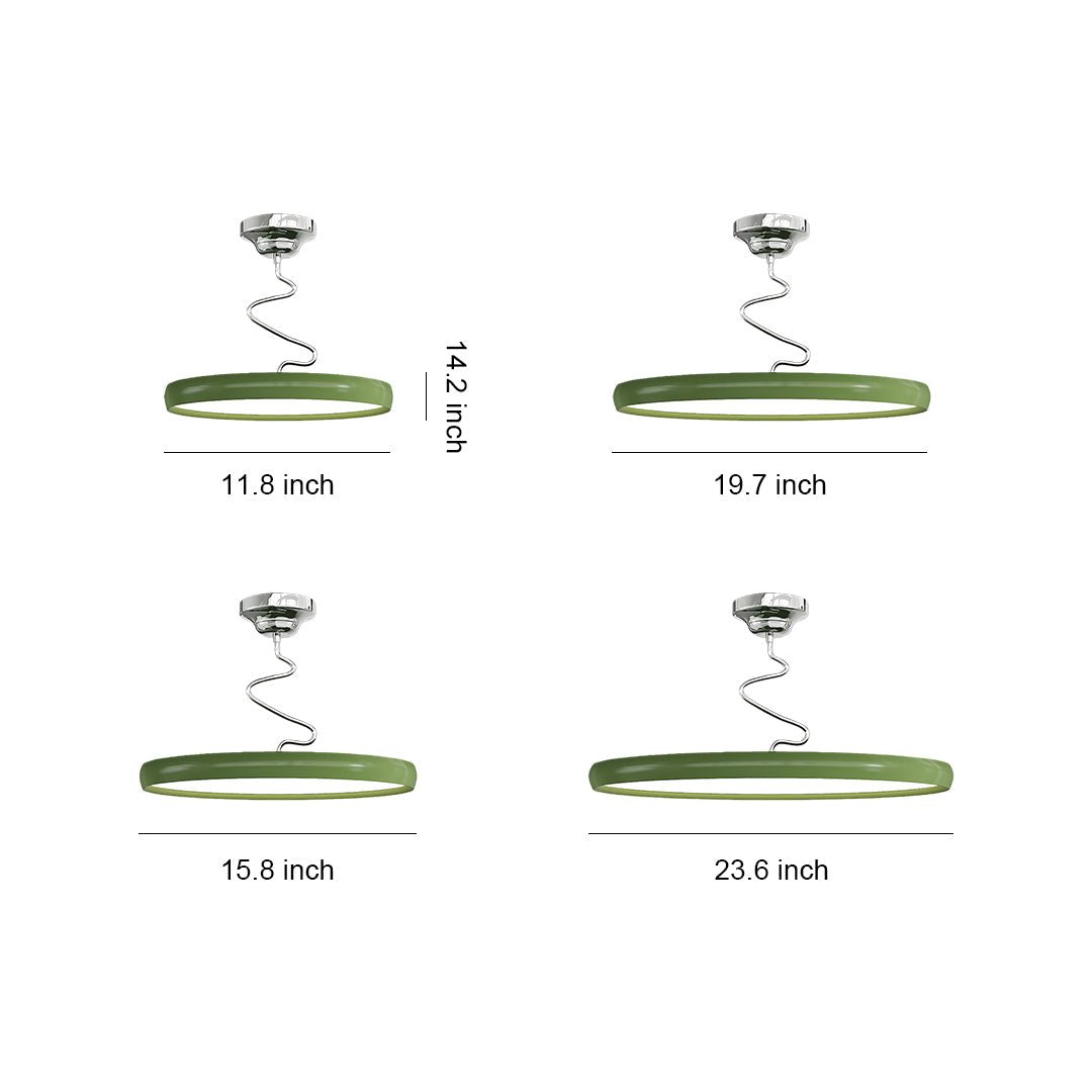 Vortex Twisted Semi-Flush Mount (12"–24") - LivingLX